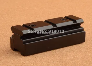 

Tactical Dovetail 11mm to 20mm Weaver Picatinny Rail Adapter Scope Extend Mount Base Pistol Airsoft R7241