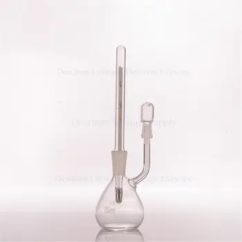 

50ml Specific Gravity Bottle With Thermometer Lab Chemistry Glassware