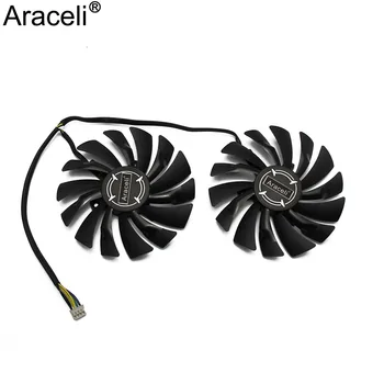 2pcs/lot P104-100 MINER GTX 1080/1070/1060 fan For msi GTX1080 GTX1070 ARMOR 8G OC GTX1060 Graphics Card GPU cooling Fan bykski full coverage gpu water block for zotac gtx1080 1070 1060 extreme plus oc graphics card n st1080plusv2 x