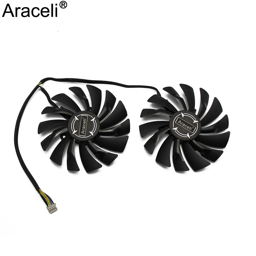 2pcs Lot P104 100 Miner Gtx 1080 1070 1060 Fan For Msi Gtx1080 Gtx1070 Armor 8g Oc Gtx1060 Graphics Card Gpu Cooling Fan Fans Cooling Aliexpress