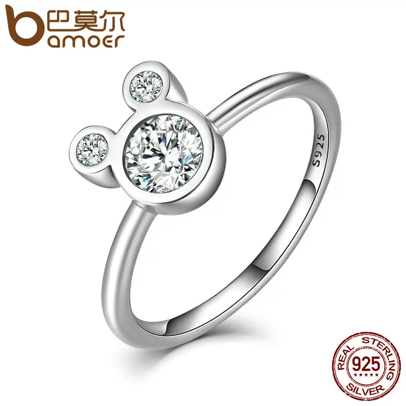 Prix pour BAMOER Nouvelle Arrivée Authentique 100% 925 Sterling Argent Éblouissant Miky Souris Anneaux pour les Femmes Sterling Argent Bijoux SCR032 Prix pour BAMOER Nouvelle Arrivée Authentique 100% 925 Sterling Argent Éblouissant Miky Souris Anneaux pour les Femmes Sterling Argent Bijoux SCR032