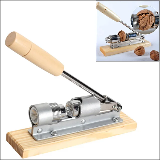 by DHL or EMS 50 pcs Mechanical Heavy Duty Rocket Nut Cracker Nutcracker Nut Sheller for Home