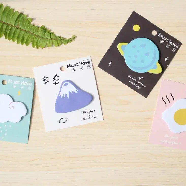 

Must Have New Arrival Style Self-Adhesive Memo Pad Sticky Notes Bookmark School Office Supply