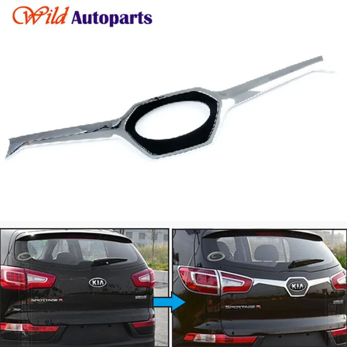 Sport Mirror Chrome +Black Rear Trunk Lid Garnish ...