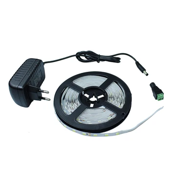 

5630 SMD LED Strip Cool/Warm White Red Green Blue 300leds/5M 5730 LED strip Light Flexible Ribbon Tape with 12V 2A Power Adapter