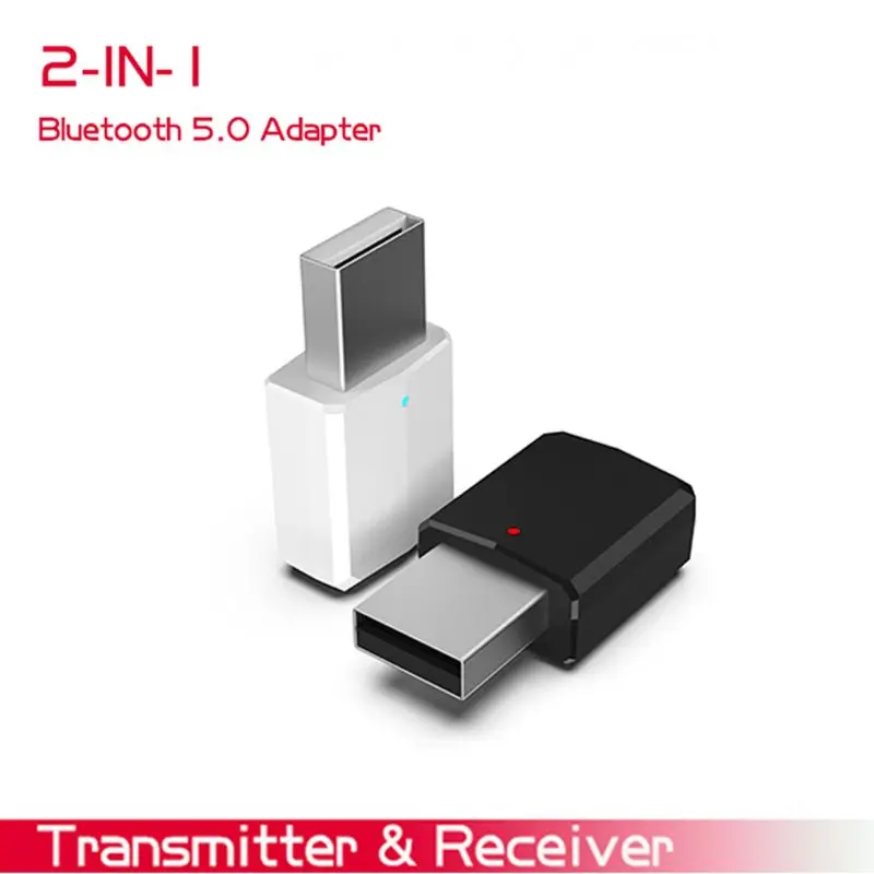 

2 In 1 USB Bluetooth Receiver Transmitters Wireless 3.5mm Audio Music Stereo Adapter Dongle for PC Bluetooth Speaker Headphone