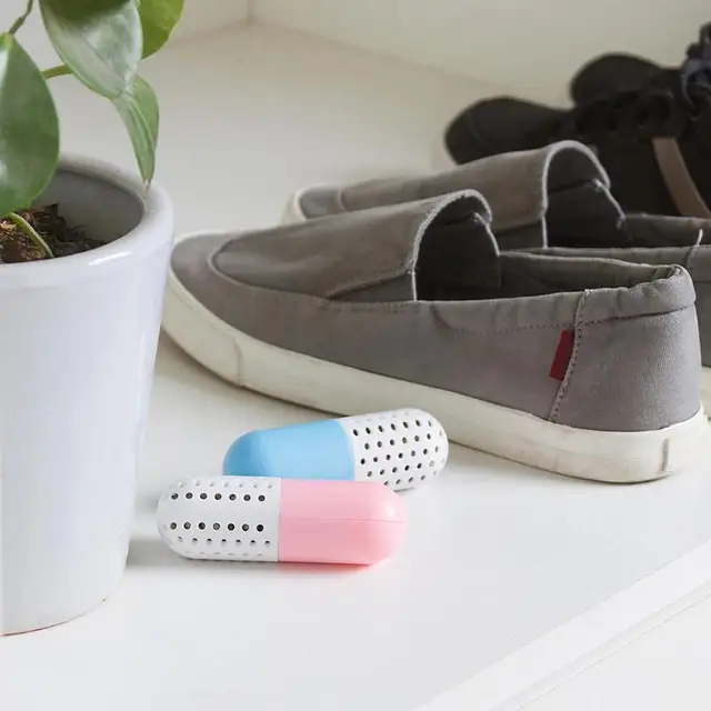 2 pz Deodoranti per scarpe Stretching forma di Pillola Deodorante Sterilizzatore 2 pz Deodoranti per scarpe Stretching forma di Pillola Deodorante Sterilizzatore