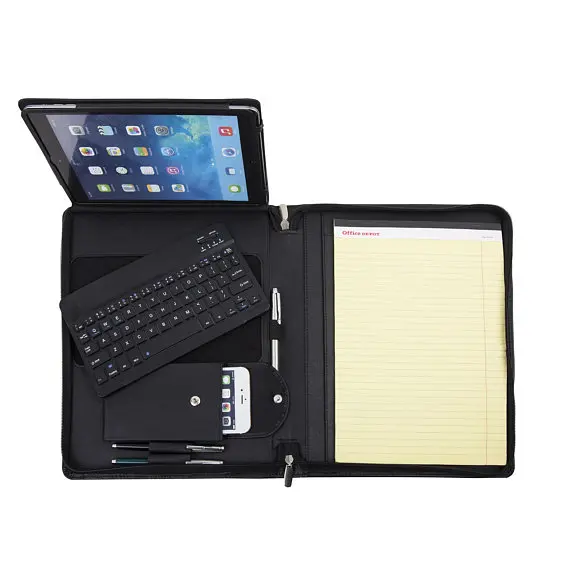 

Leather Portfolio, Business Organizer Planner, Smart Case Wireless Keyboard, Leather Portfolio
