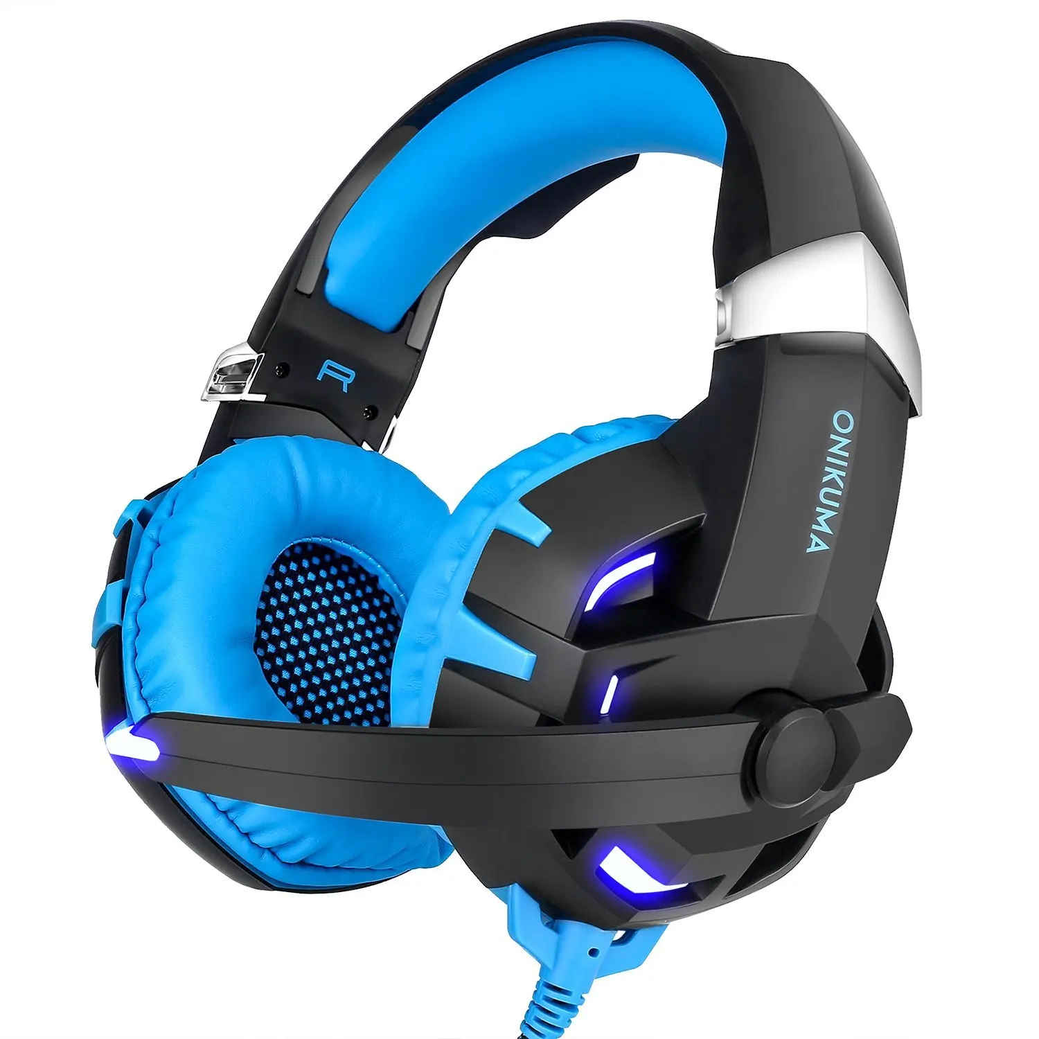 Onikuma K2 USB 7.1 Gaming Headset Casque Gamer Gaming Headphone with LED light Mic Volume