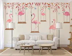 На заказ 3d настенные фрески обои Лотос гостиная кровать комната обои для стен 3d фото обои природа текстурированная цветочная роспись