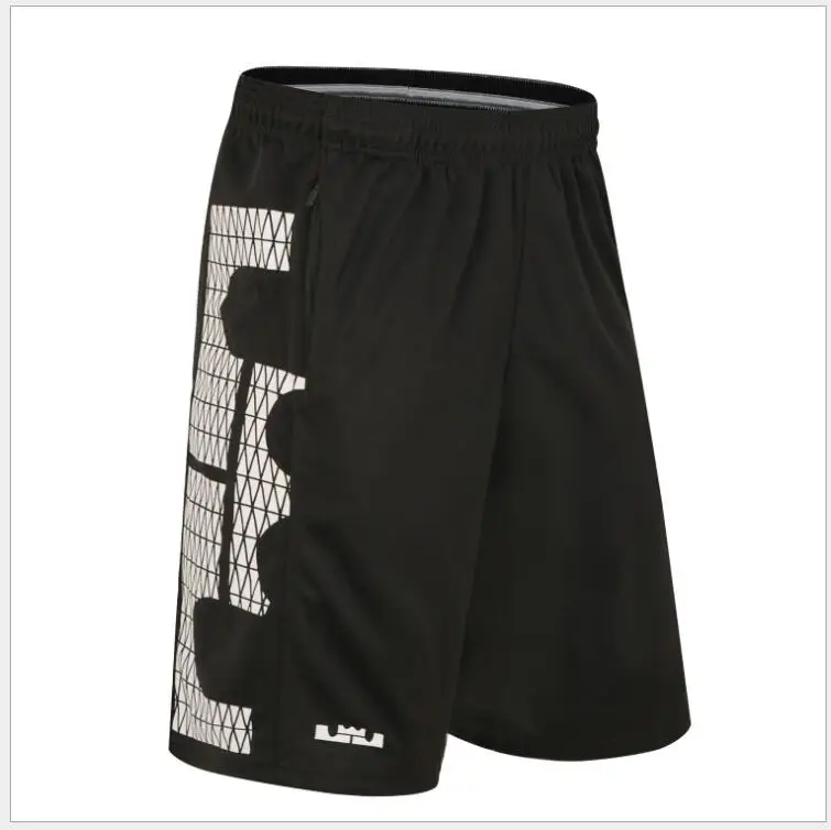 

SYNSLOVEN design line print training basketball running lebron james sport shorts loose half length plus size with double pocket