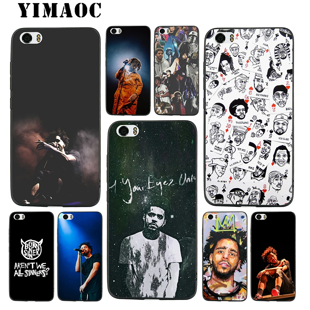 Мягкий силиконовый чехол YIMAOC J Cole для Xiaomi Redmi Note 9 Mi 8 Se 7 6 6A A1 A2 4X 4A 5A 5 MAX 3 MiA1 |