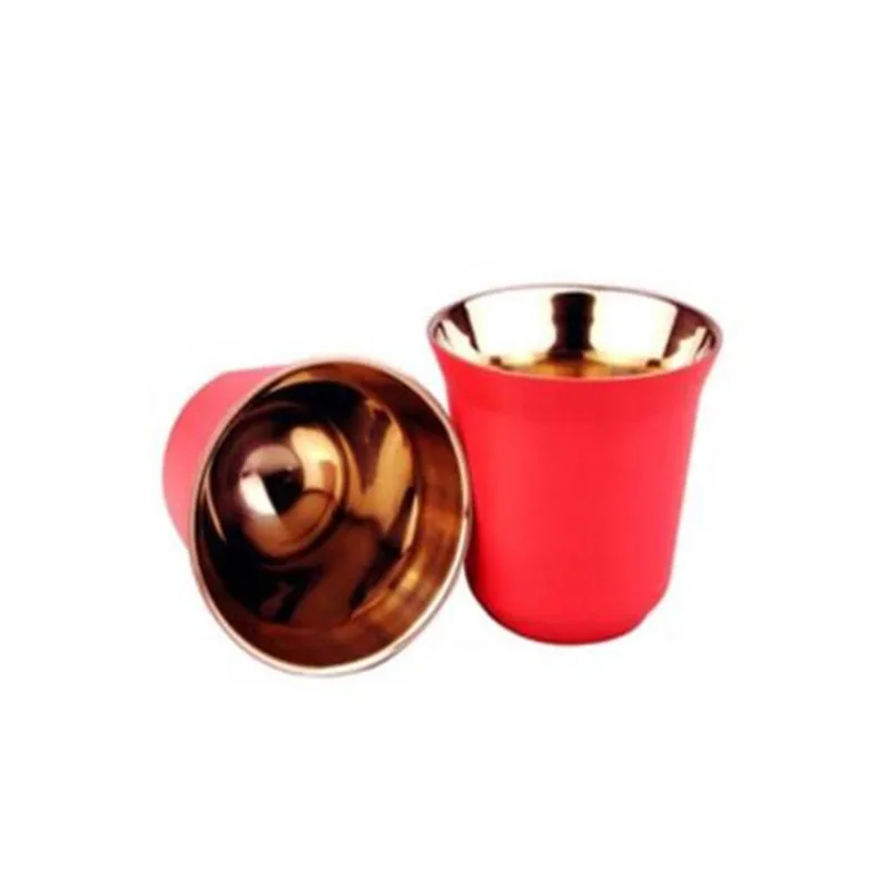 Набор из 2 предметов Nespresso Concentrat Espresso Итальянский кофе нержавеющей стали Nescafe