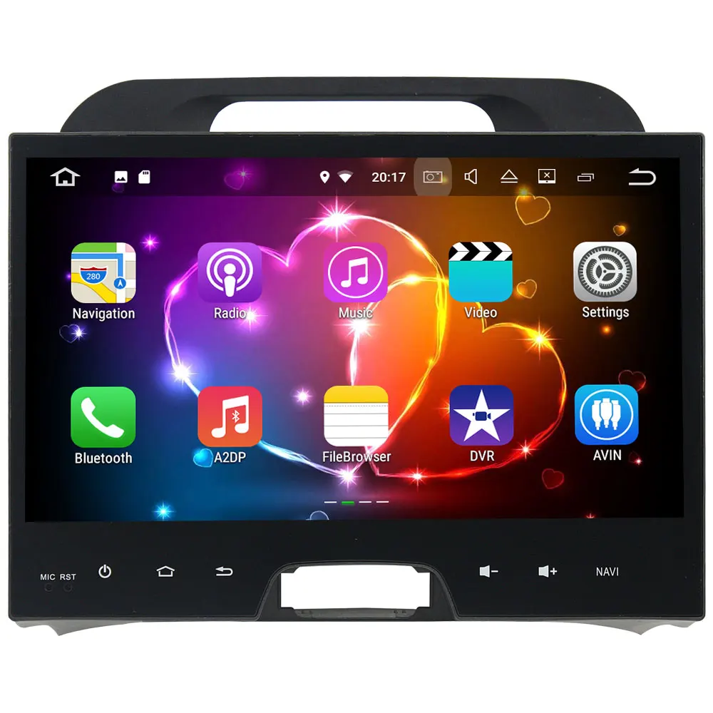 1024 600 2 Din Android 7 1 2 Car Radio Multimedia Stereo MP3 Player GPS Navigation