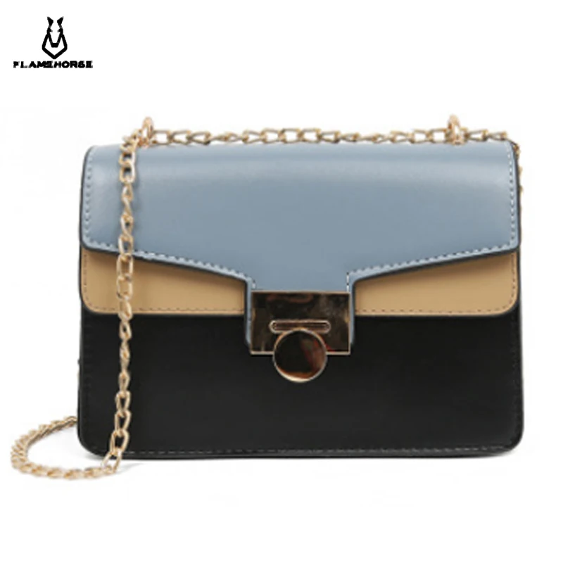 Аллигатор Крокодил из искусственной кожи сумка мини Маленькая женская сумка через плечо шикарная цепь женская сумка через плечо Feminina