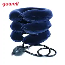 yuwell Cervical Vertebra Collar Traction Support Therapy medical neck brace inflatable neck collar Massager Cushion neck massage