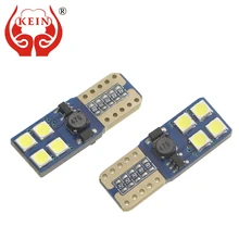 KEIN 2 шт. Выделите t10 w5w 194 8smd 3030 клина стороны света номерных знаков Купол Чтение Хвост Парковка сигнальная лампа авто светодиодный лампы