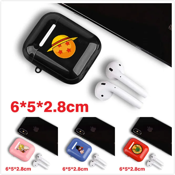 

Dragon Ball Kakarotto Bluetooth Wireless Headset Case for Apple AirPods Protective Cover Charging Box Earphone Accessories