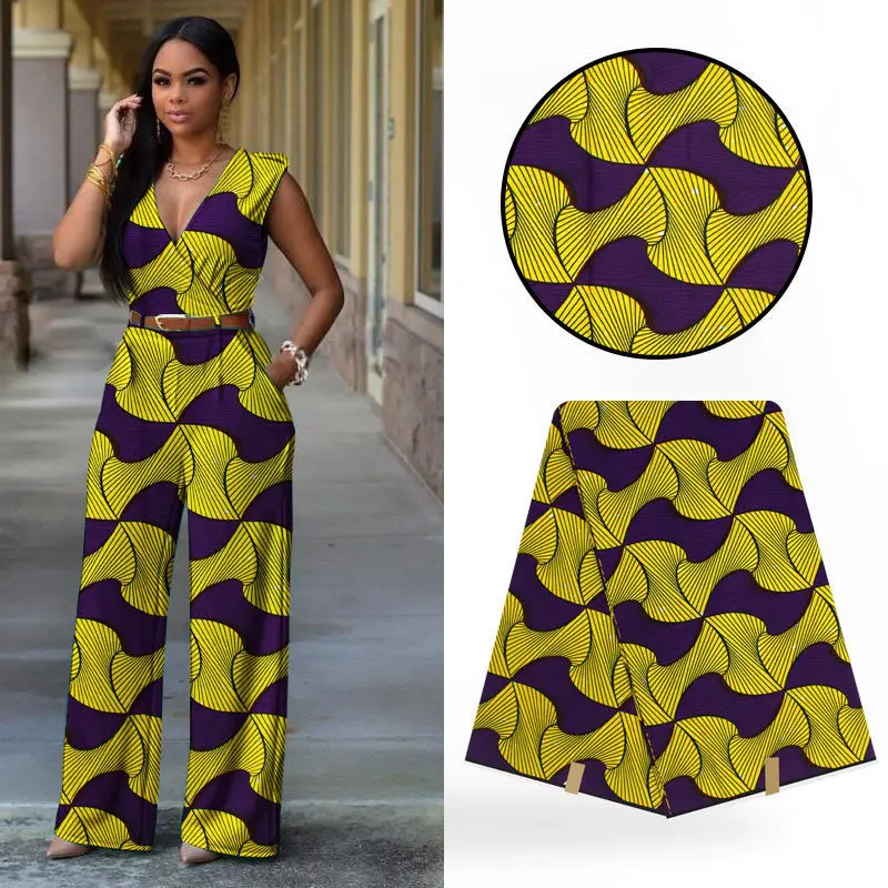 Высокое качество африканская парафинированная ткань настоящий Африканский настоящей надежный нидерландский воск настоящий воск 6 ярдов/партия для нигерийских женщин платье
