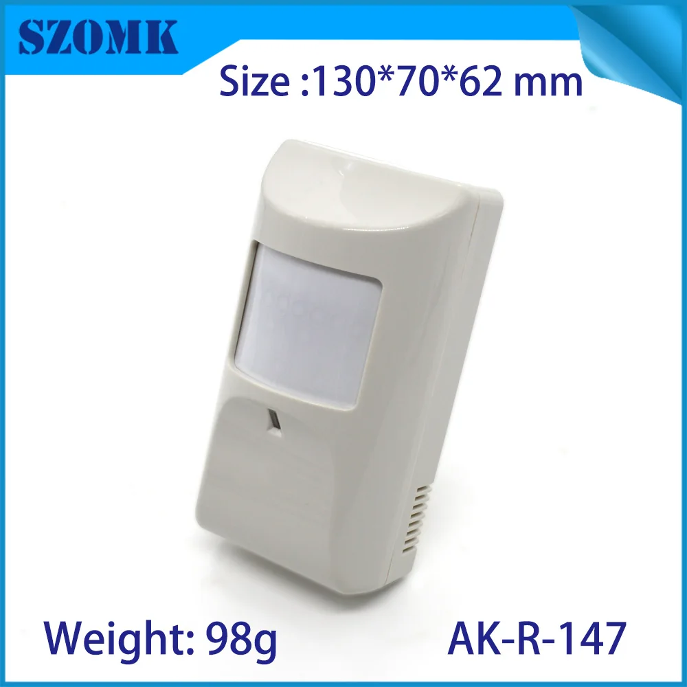 

4 pieces szomk plastic motion sensor enclosure electroincs junction box for security system 130*70*62mm