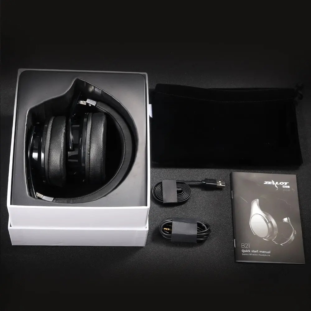 Zealot B21 Беспроводные Наушники Hi Fi стерео Bluetooth гарнитура с шумоподавлением Бас