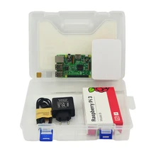 Raspberry Pi 3 комплект Raspberry Pi 3 Модель B + чехол + EU Power Plug + кабель USB + 16 г Micro SD Card + теплоотвод