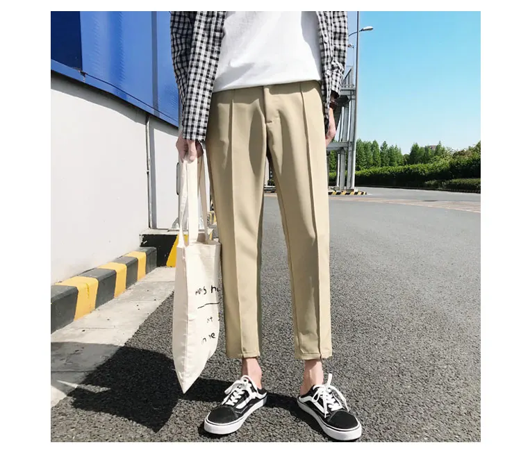 2019 новый японский Для мужчин Хлопковые повседневные штаны-шаровары тенденции моды брюки хип-хоп Для мужчин свободные большой Размеры