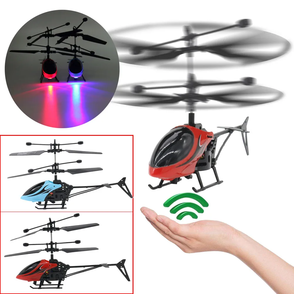 

Good Quality Flying Mini RC Infraed Induction Helicopter Aircraft Flashing Light Toys For Kids Wonderful Gift Drop Shipping MM4