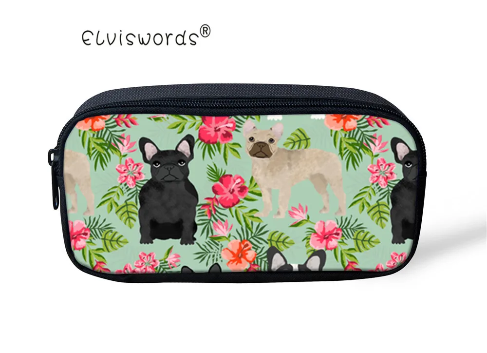 

French Bulldog Fashion Kids Girls Pencil Cases School Children Pen Bag Bag Large Pencil Case