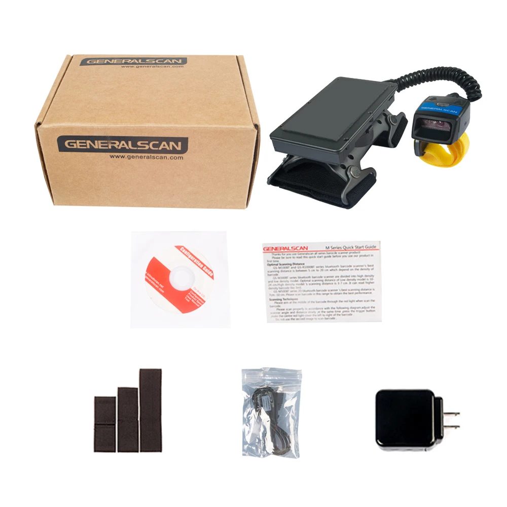 Generalscan GS WT1500 HW 2D Bluetooth Imager носимый браслет сбор данных штрих кода терминал для