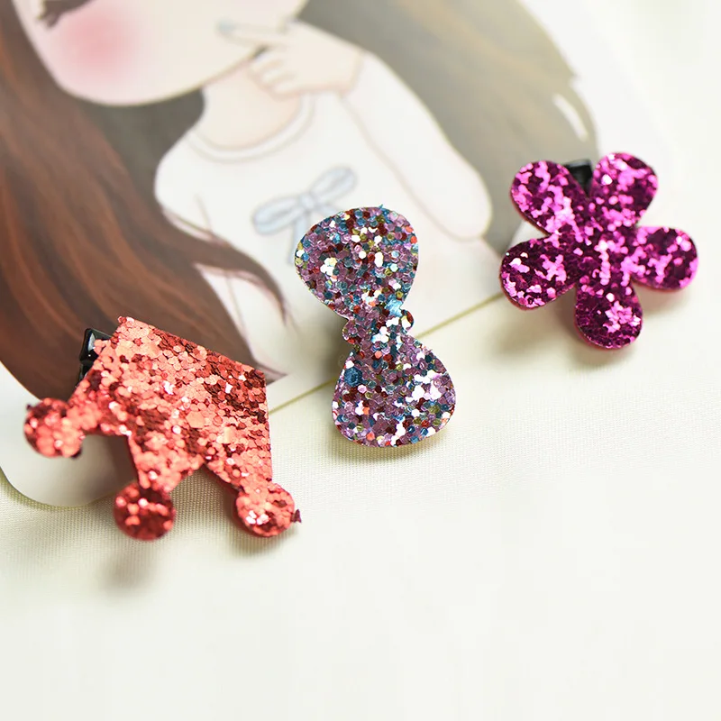 

3Pcs New Children's Cute Colorful Girls Tiara Magic Cartoon Hairpin Baby Princess Hair Clips For Children Acessorio De Cabelo T