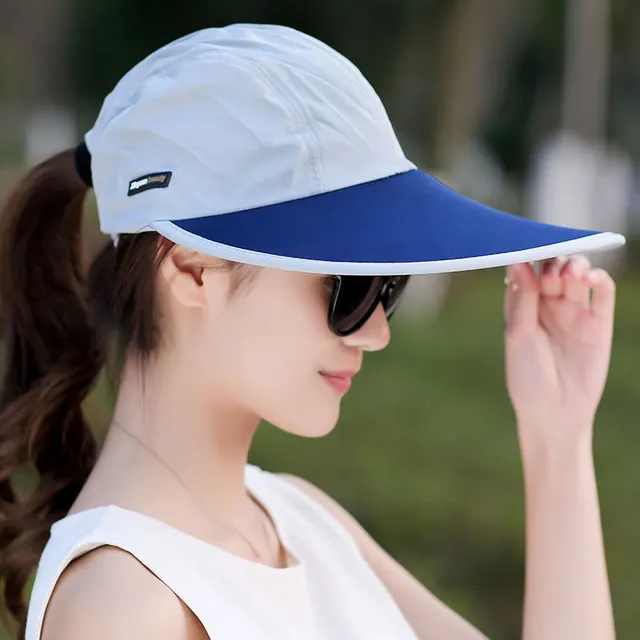 SORRYNAM Summer Hat Women UV Protection Wide Brim Baseball Cap Mesh