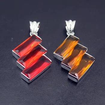 

Unique Charm Women Necklace Pendants High-end Gifts Silver Color Wedding Party girl Pendants Series EHBK-023