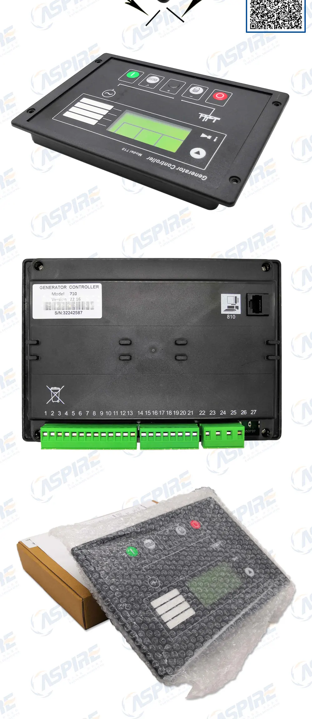 Дизельный генератор автоматический пусковой контроллер модуль 710 Замена для панели управления DSE710