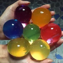 10 12pcs bag Random Color 6 8mm Pearl Shaped Crystal Soil Water Beads Mud Grow Magic