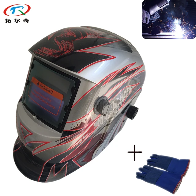 fast shipping flower pattern welding mask weld glove tig mig arc