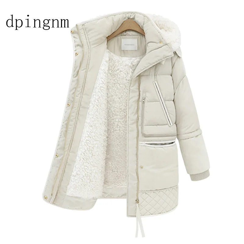 Winter Jacket Women Thick Warm Hooded Parka Mujer Cotton Padded Coat Long Paragraph Plus Size 3xl Slim Jacket Female
