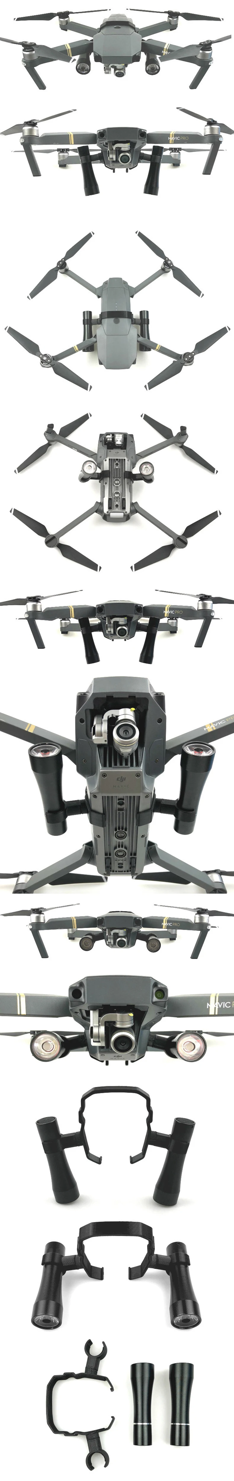 Mavic Pro Flash СВЕТОДИОДНЫЙ Filght Светильник Лампа Комплект для DJI Mavic Pro ночной F светильник поисковый светильник ing Drone аксессуары