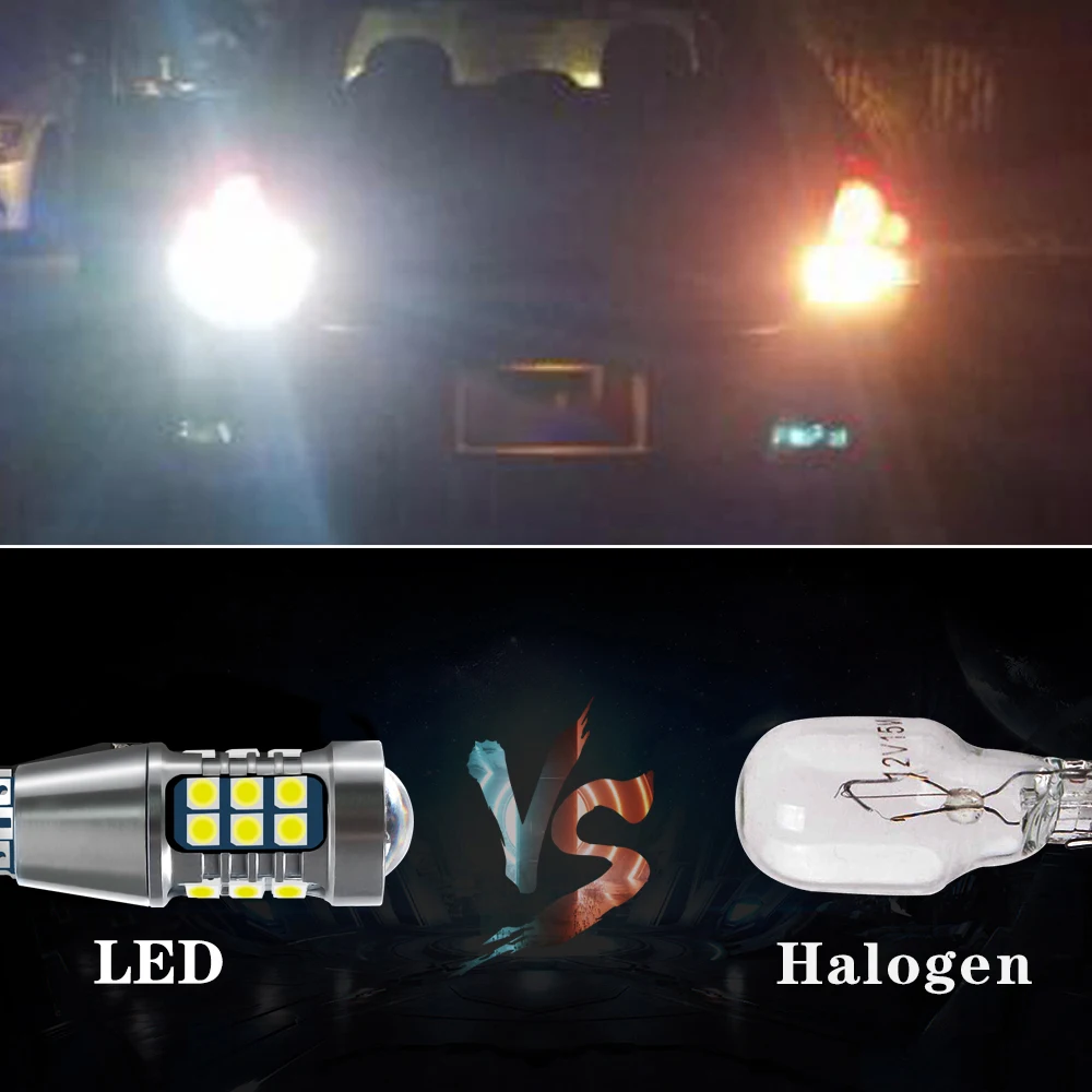 2 шт. Автомобильные светодиодные лампы Canbus T15 W16W 3030SMD для BMW E60 E90 E87 E46 F20 E36 F30 F10 E39 X5