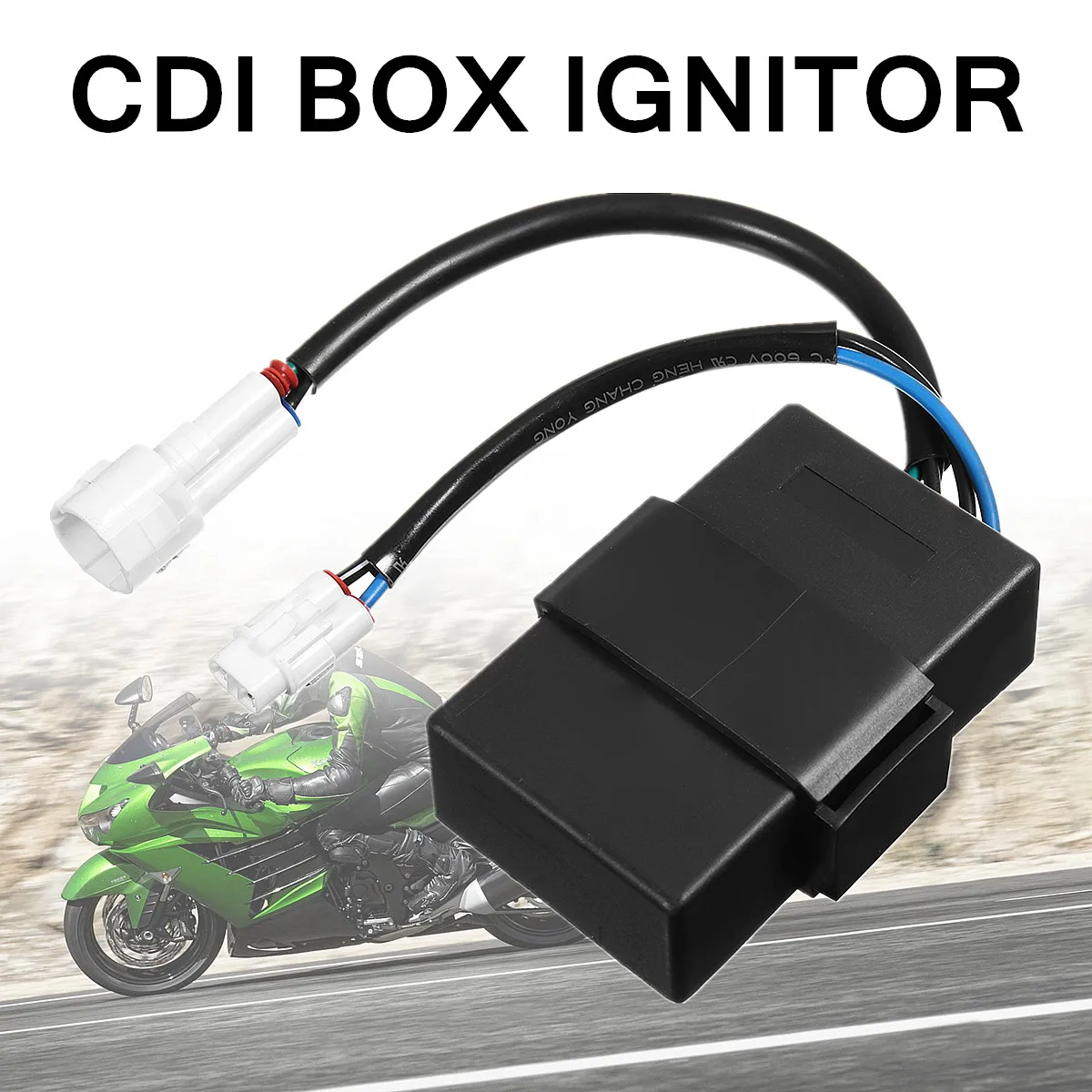 

CDI Box Ignitor Igniter Module For Kawasaki-KLF300 Bayou 1988-2004 KEF300 Lakota 1995-2003 Direct Replacement 83x56x32mm
