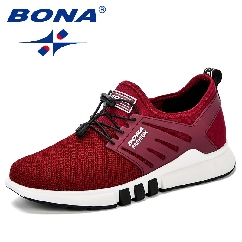 BONA/Мужская прогулочная обувь; сезон осень-зима; кроссовки; Молодежная уличная спортивная обувь; Мужская дышащая обувь для упражнений; удобная мужская обувь