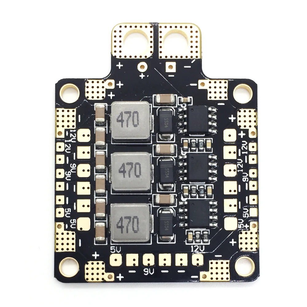 5 шт. RPDB блок питания распределительная плата PDB 5 В и 9 В и 12 в 3-8 S BEC для RC Дрон FPV гоночный