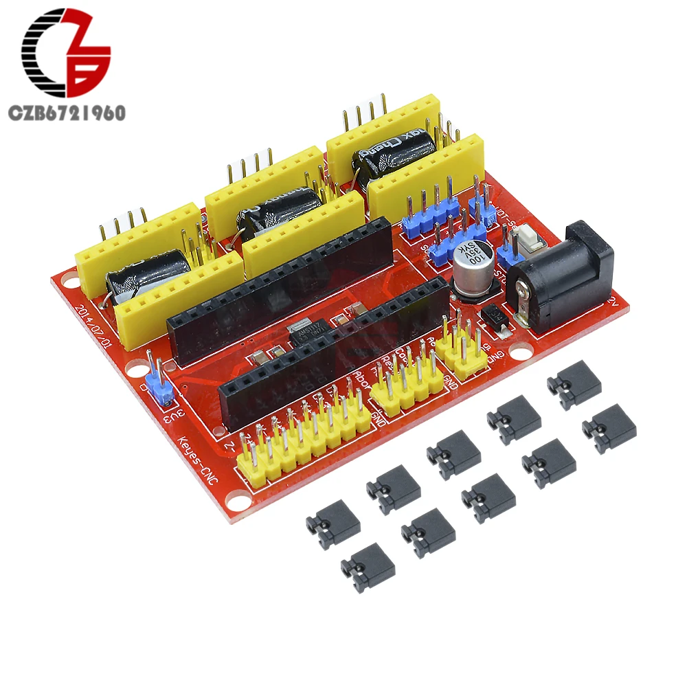 

I2C IIC CNC Shield V4 Engraving Machine 3 Axis Stepper Motor Driver Expansion Board 3 Channel for Arduino GRBL