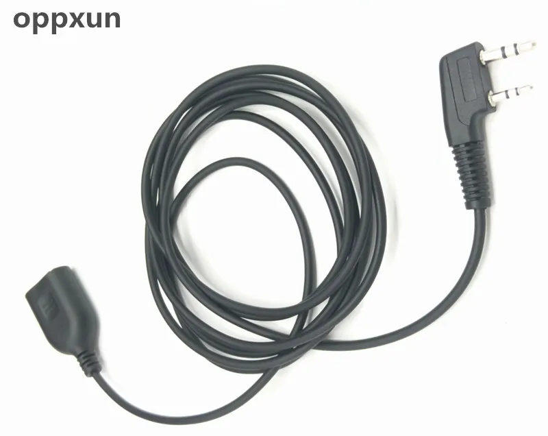 2 Pin Speaker Mic Microphone Headset Earpiece Male to Female Extension