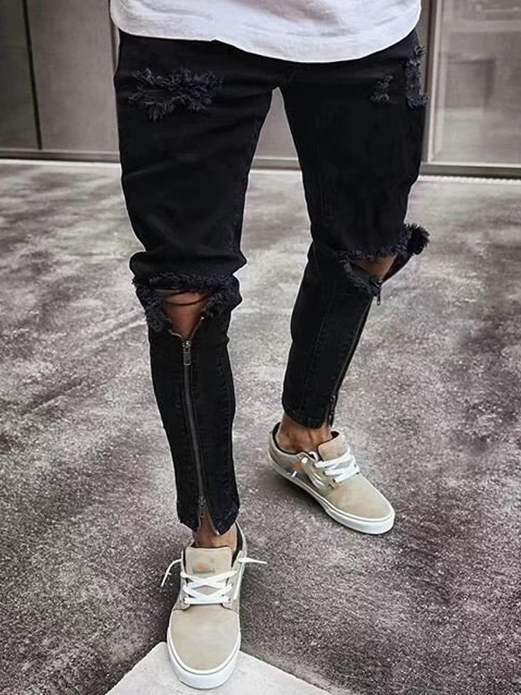 jeans jogger destroyed