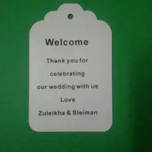 Пользовательские печати крест подарок услуга бирки свадебное Дерево желаний подарок бирка для девичника день рождения пустые карты lable скрапбукинга