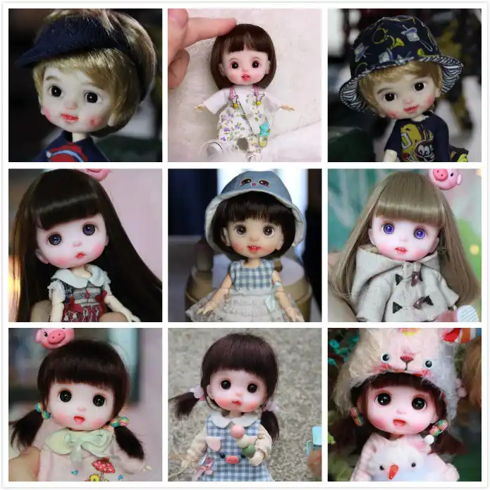 Ob11 手作り人形カスタマイズ人形ミニ人形 Ob 人形 人形 Aliexpress