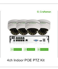 4ch 5MP POE PTZ комплект системы H.265 CCTV безопасности 8ch NVR Крытый водонепроницаемый 2,8-12 мм 4X оптический зум ip-камера видеонаблюдения видео