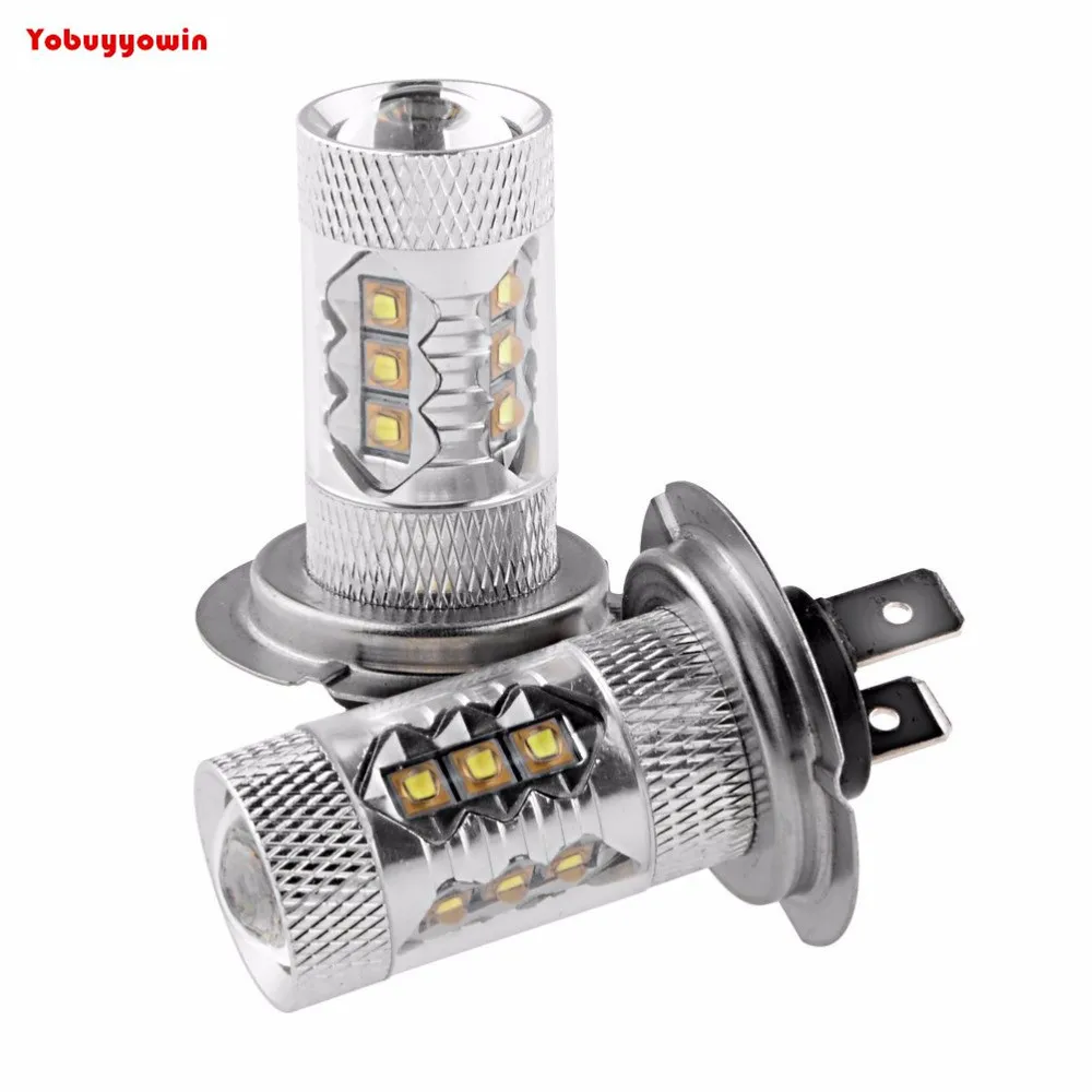 

2 Lampadine H7-16 x 5W 80W Led XBD - Luci Diurne Diurno Antinebbia Anti Fog prima- Bianco for Audi A 6 4 f / c6