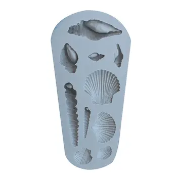 

Creative Silicone Mold Sea Shell Conch Wedding Decoration Fondant Cake Decorating Tools Soap Mold Cake Chocolate